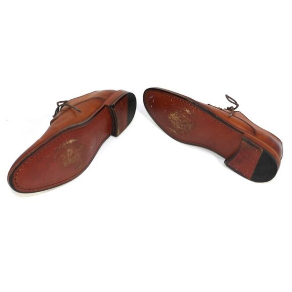 WARFIELD & GRAND Berkeley men's brown leather lace up oxford dress shoes size 10 - Picture 6 of 8